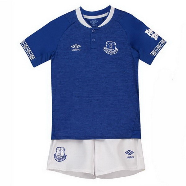 Maillot Football Everton Domicile Enfant 2018-19 Bleu Blanc